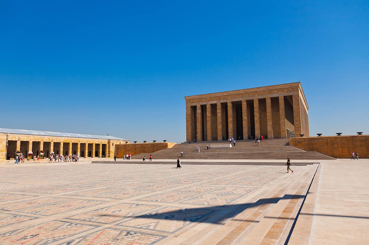 Mausoléu Mustafa Kemal Ataturk, Ancara, Turquia Turismo