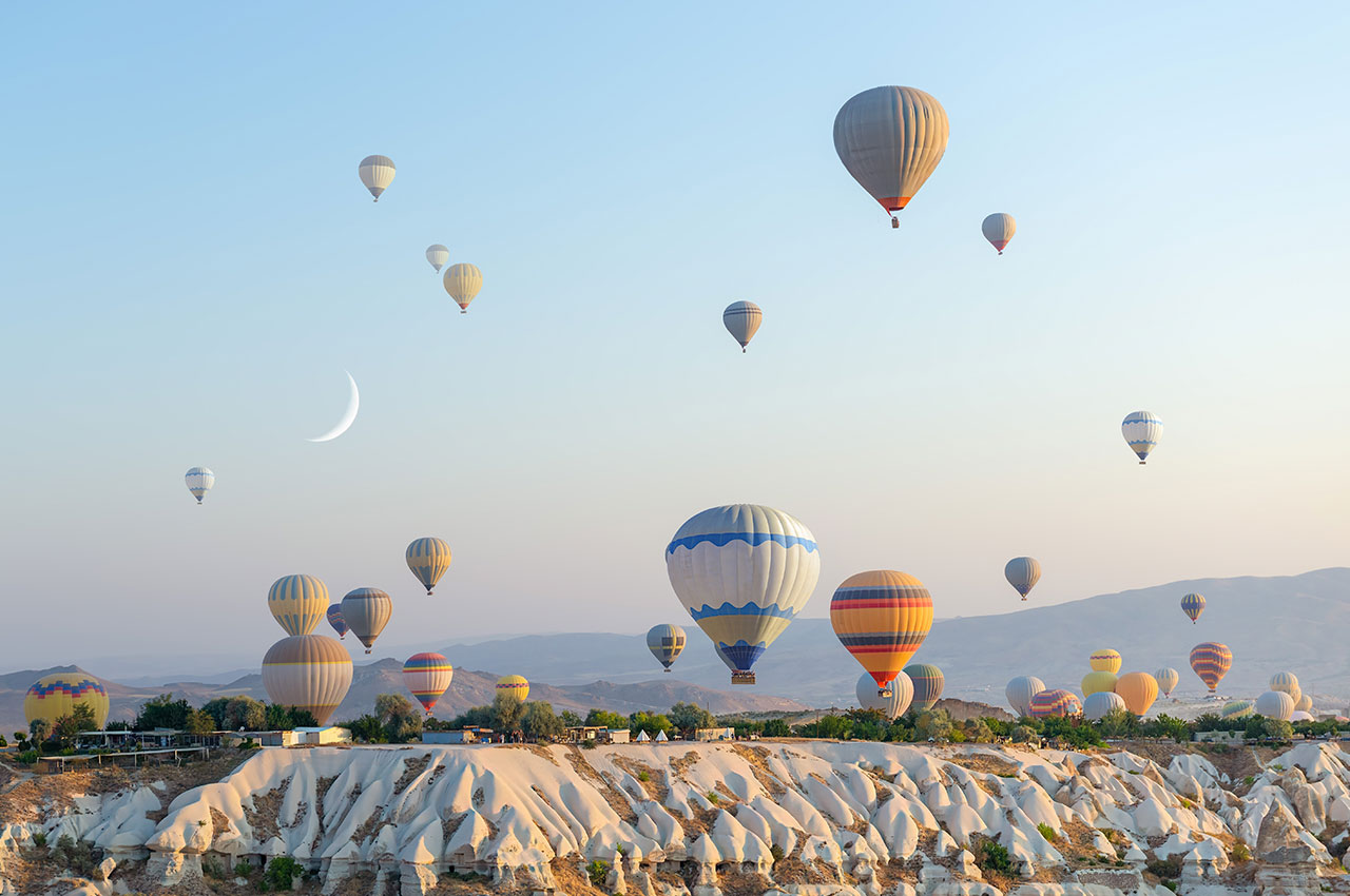 Turquia capdocia verao hot air baloons