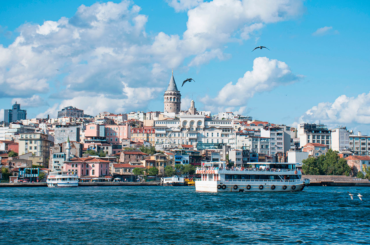 Turquia istambul galeta tower view panorama