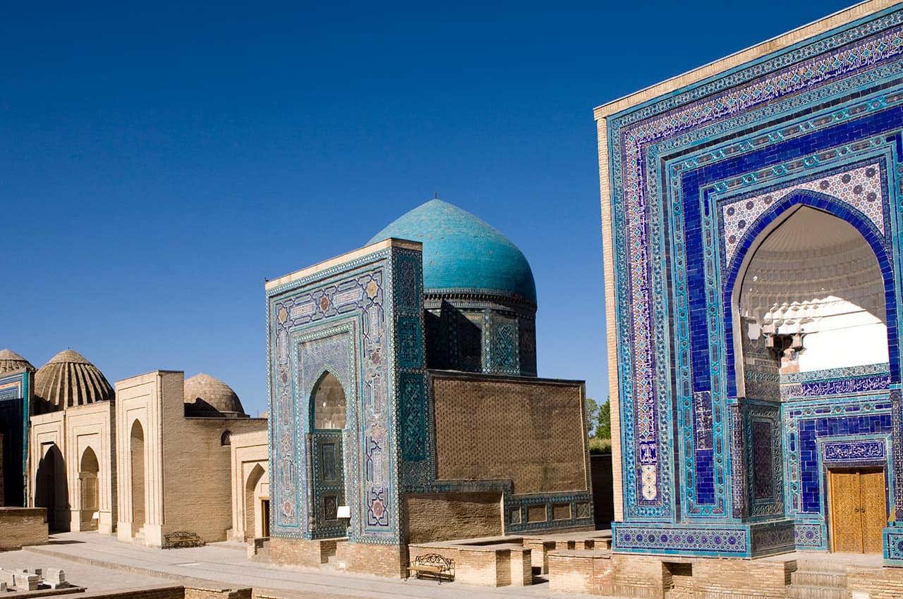 Uzbequistao samarcanda avenida de tumulos i zindah shahr