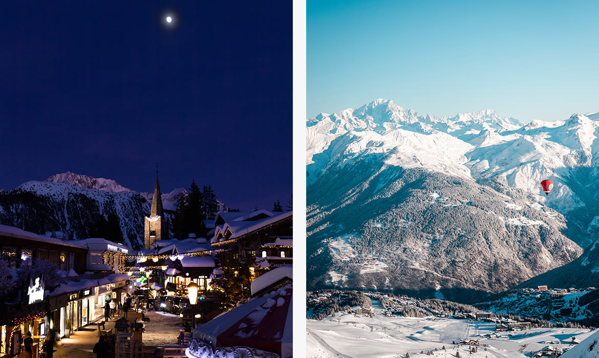 Paisagem de Courchevel 1850