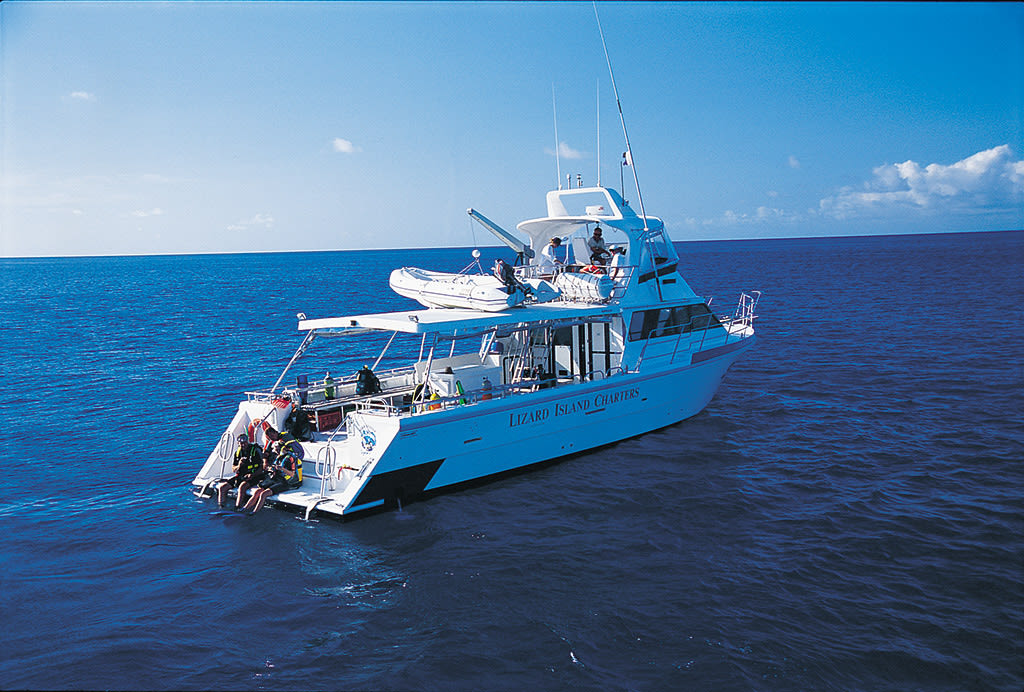 Passeios em charter para mergulho Foto: Lizard Island