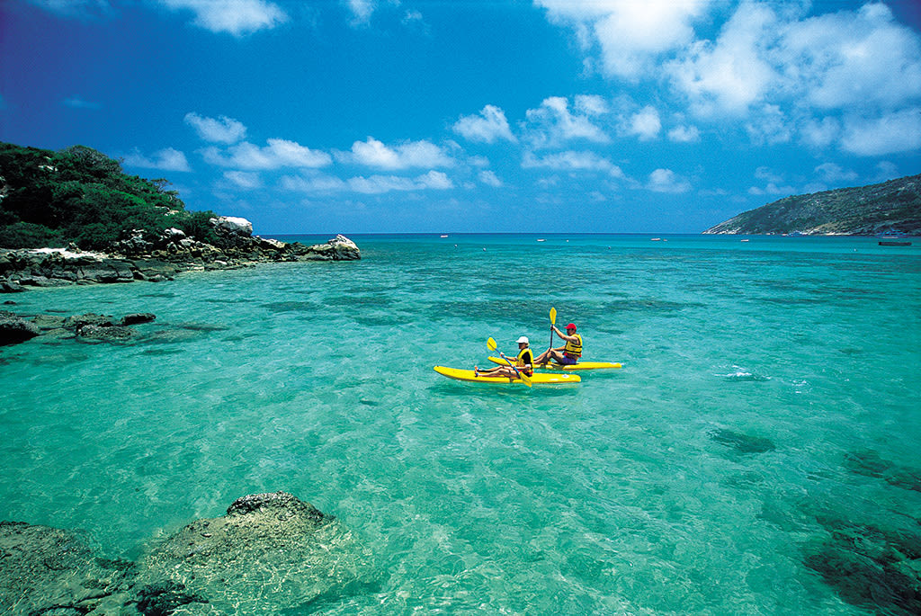 As temperaturas tropicais são um convite a explorar. Foto: Lizard Island