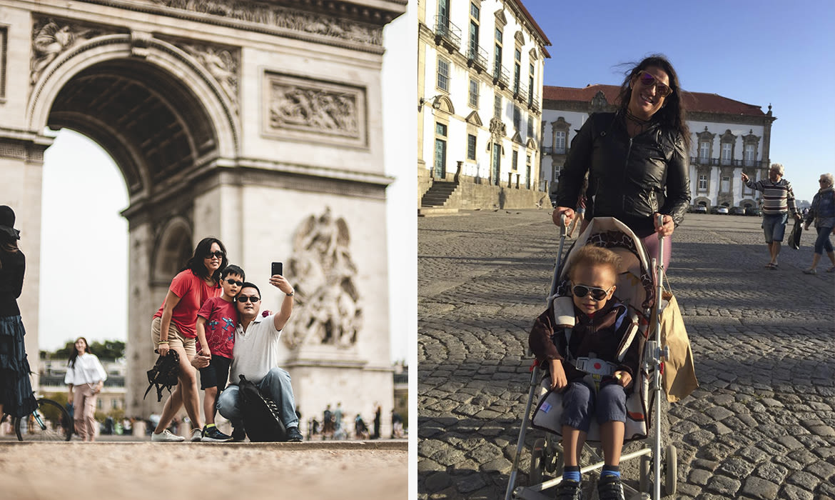 Férias em família por pontos turísticos da Europa.