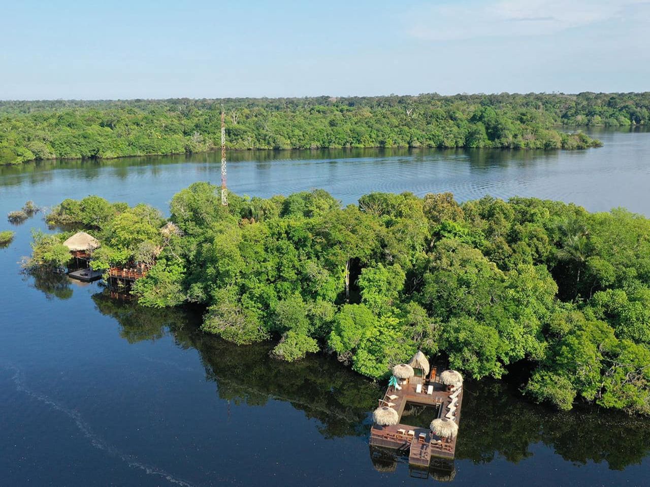 Juma lodge vista aerea piscina
