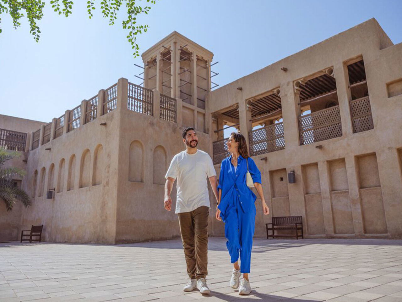 Dubai emirados arabes parques e diversao casal passeio