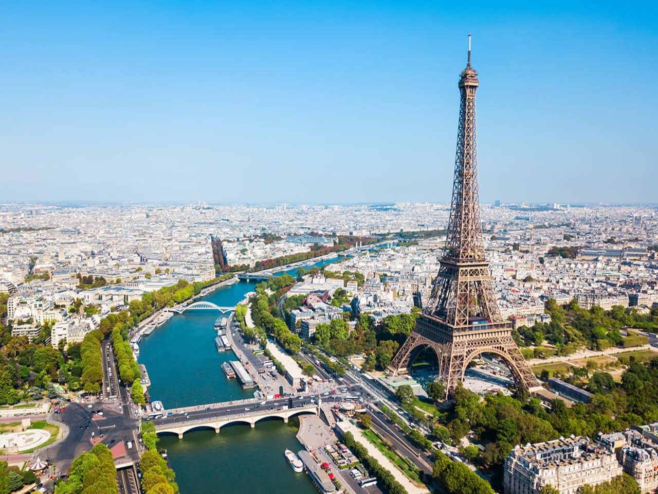 Franca vista aerea paris