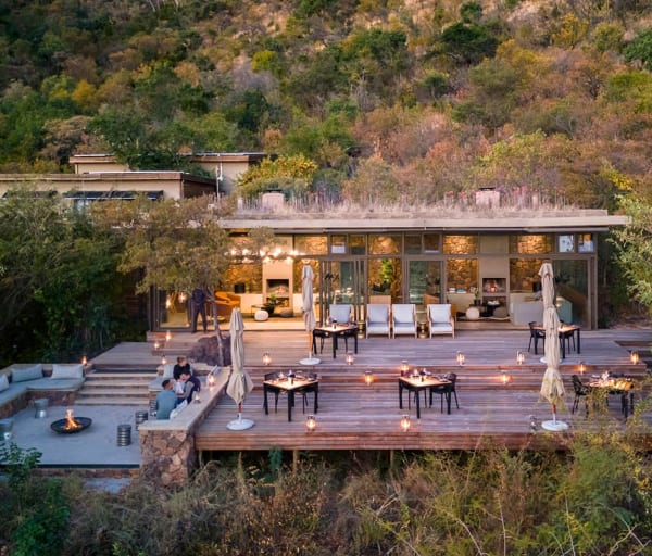 Marataba mountain lodge area externa