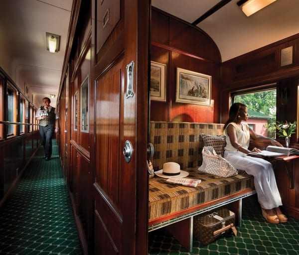 Pullman Suite no Rovos Rail durante o dia