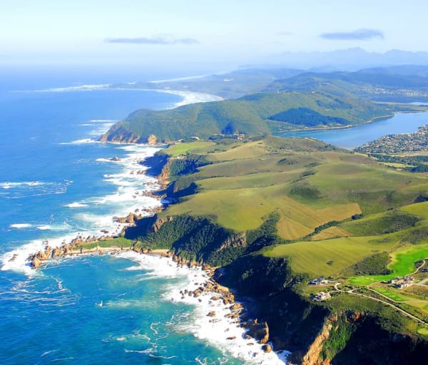 Vista aérea Knysna África do Sul