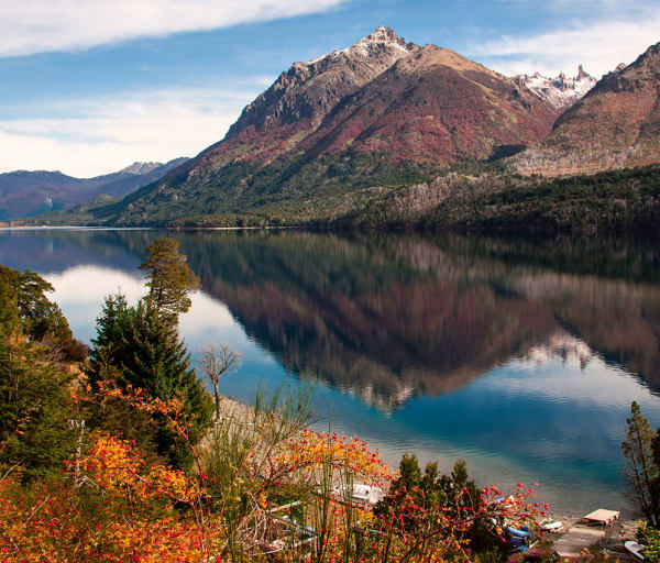 Lago localizado em Bariloche