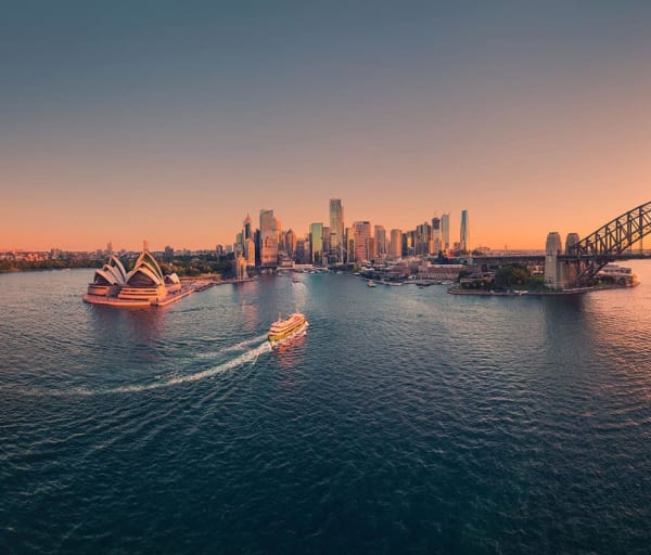 Tourism australia sydney vista aerea baia