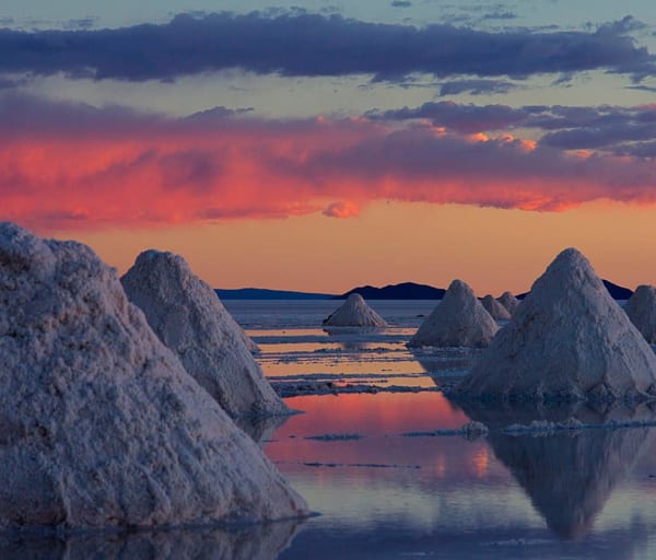 Bolivia salar de uyuni salina