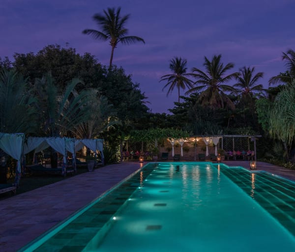 Área de lazer, piscina