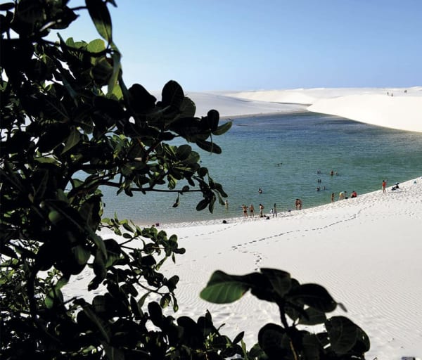 Barreirinhas lagoa azul vista