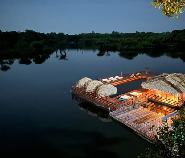 Juma lodge plataforma no rio