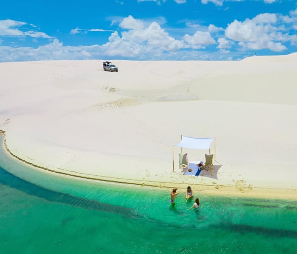 Maranhao oia casa lencois parque nacional dos lencois maranhenses lagoa