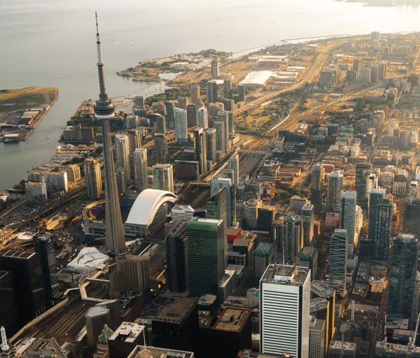Vista aerea de toronto