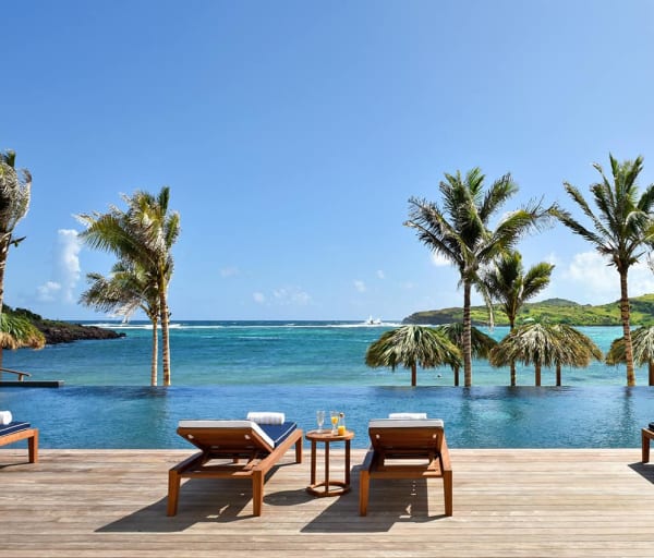 Rosewood le guanahani st barth vista piscina