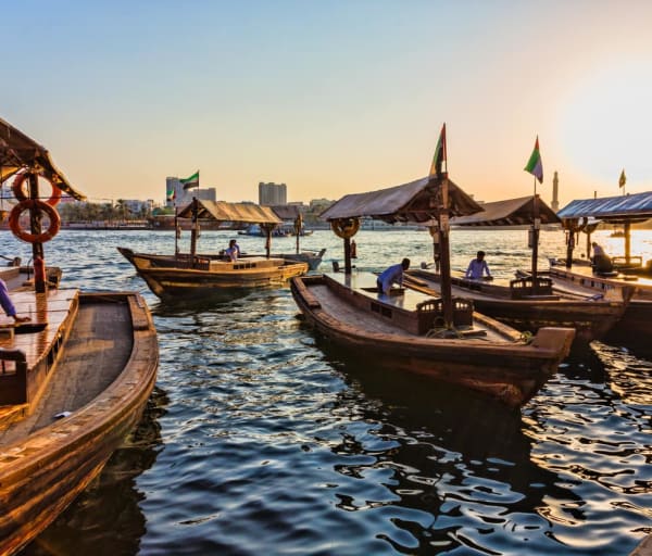 Atrativo turístico barcos Dubai Creek
