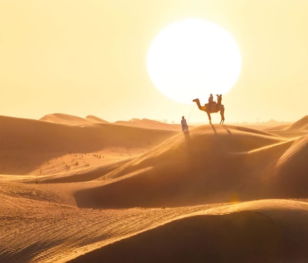 Deserto dubai dunas