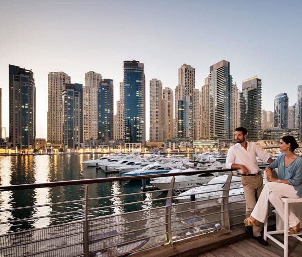 Emirados arabes dubai casal marina