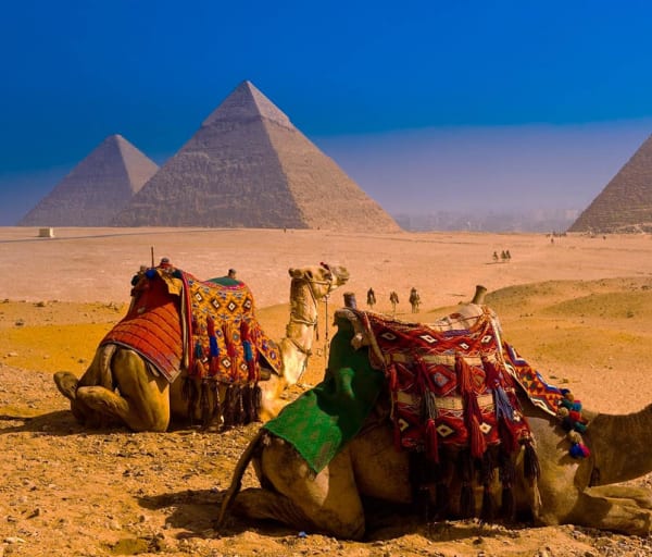 Pirâmides de Gizé, Cairo, Egito