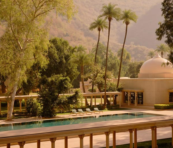 India amanbagh terrace haveli suit pool view