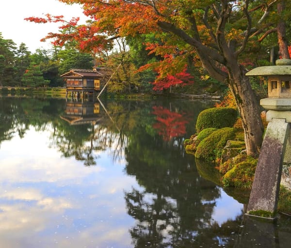 Japao kanazawa kenrokuen garden