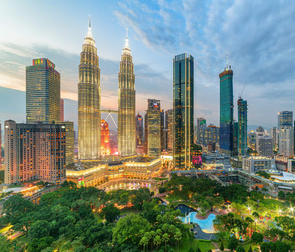 Malasia kuala lumpur the klcc park