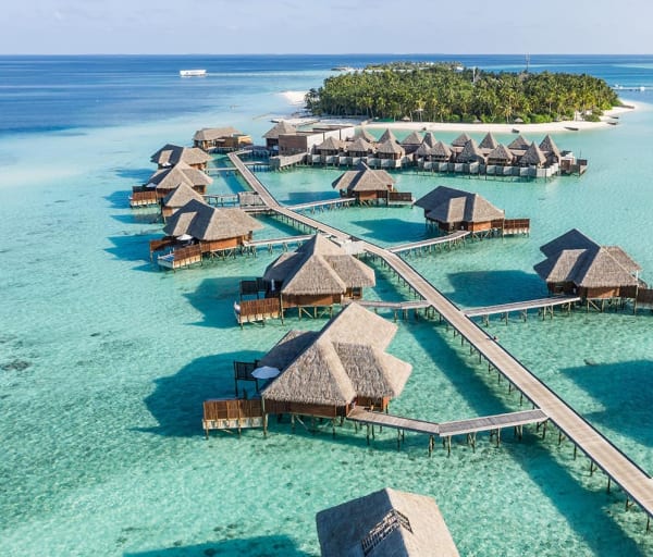 Conrad maldives rangali island vista aerea