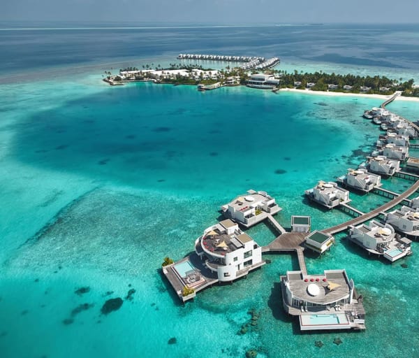 Jumeirah maldives vista aerea hotel
