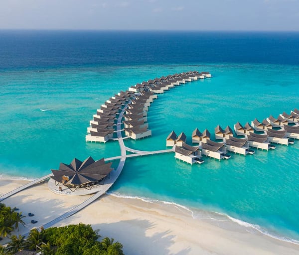 Kuredhivaru resort and spa overwater pool villa aerea