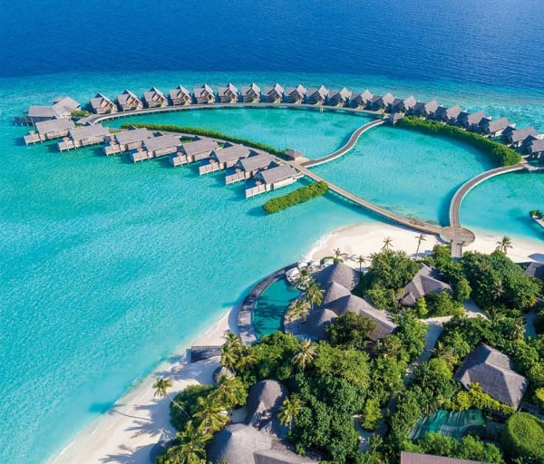 Milaidhoo island aerea