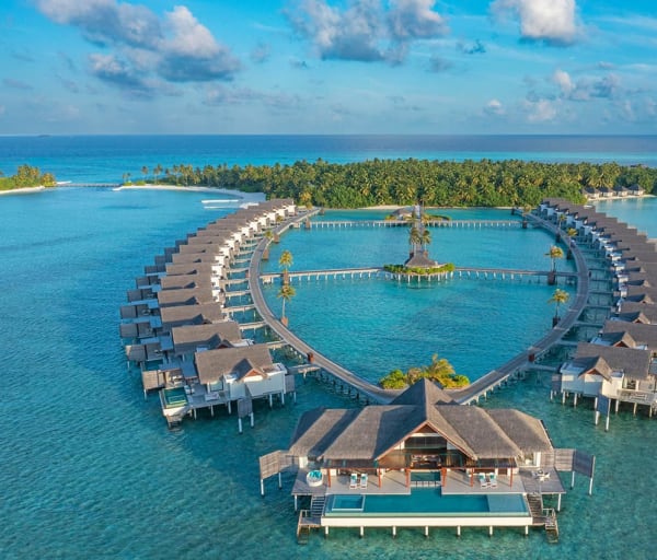 Niyama private islands maldives vista aerea water villas