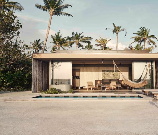 Patina maldives exterior one bedroom sunset beach pool villa