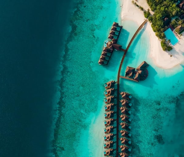 Sun siyam iru veli maldivas general aerial view