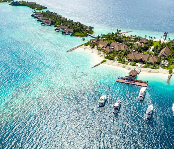 Waldorf astoria maldives ithaafushi arrival pier