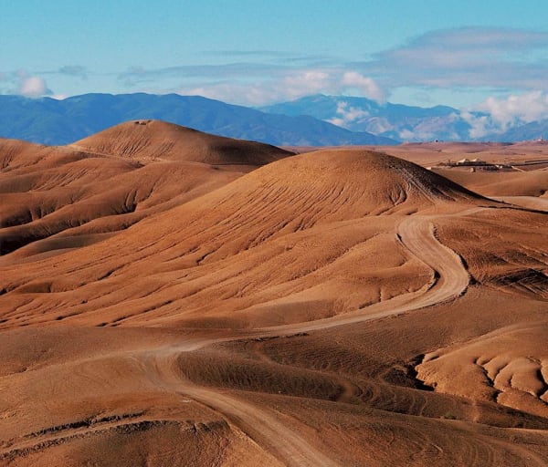 Marrocos agafay deserto montanha