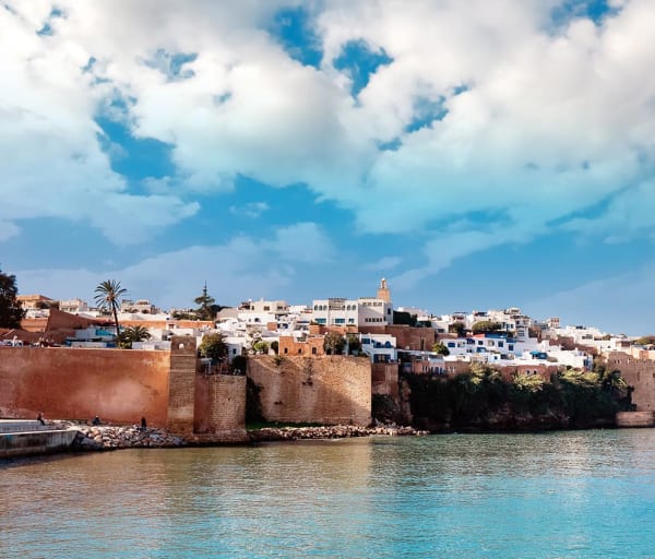 Vista da cidade de Rabat
