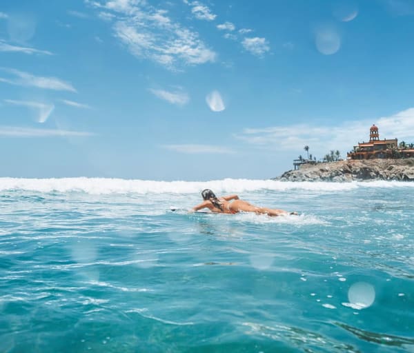 Mexico hard rock hotel los cabos surfing ocean