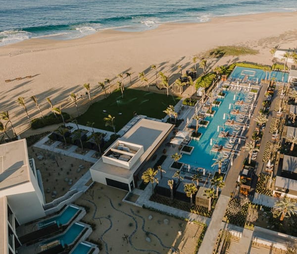 Mexico los cabos nobu hotel los cabos vista aerea piscina