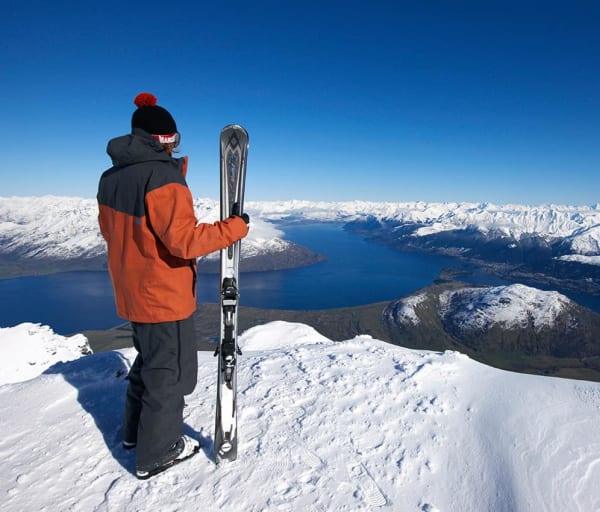 Vista da montanha Remarkables