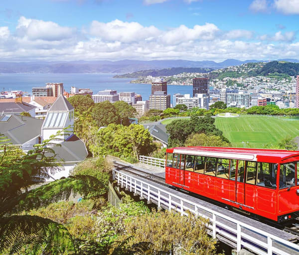 Cable car em Wellington