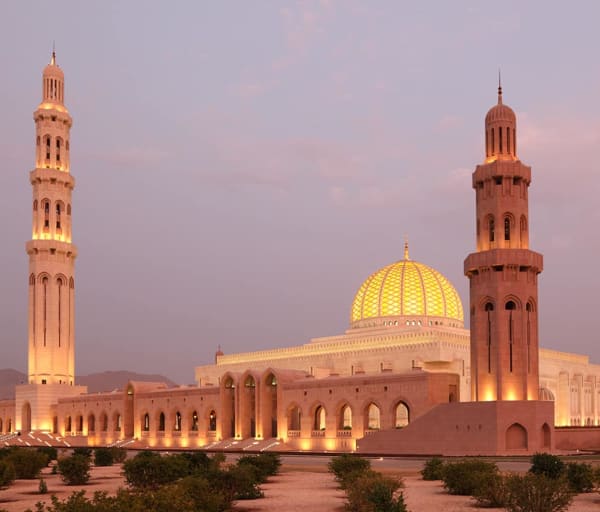 Grande mesquita em muscat
