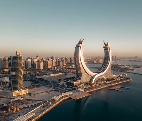 Qatar doha raffles aerea