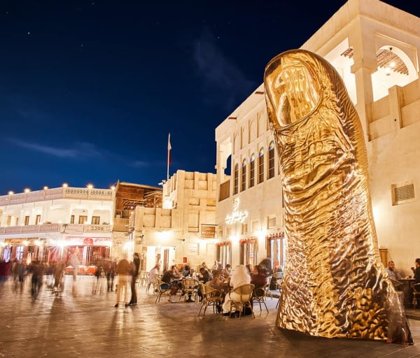 Qatar tourism doha souq waqif noite