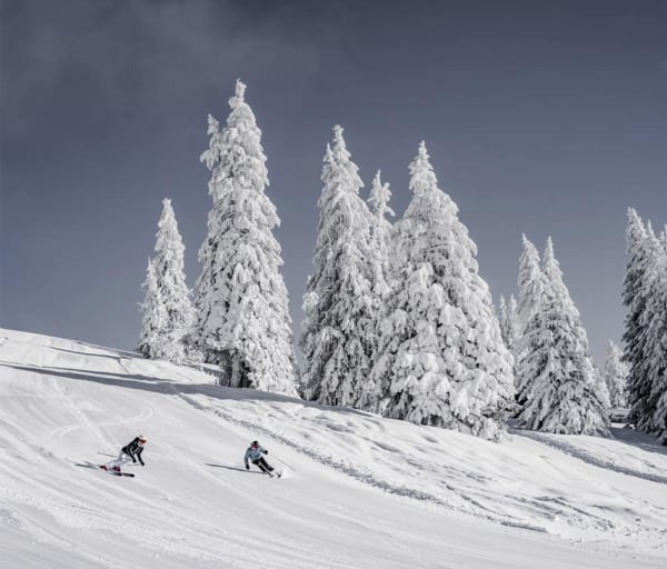 Gstaad inverno paissagem