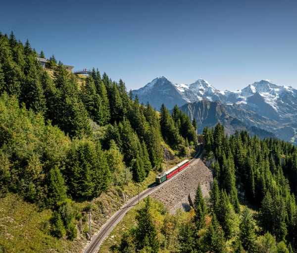 Montanha schynige platte jungfrau