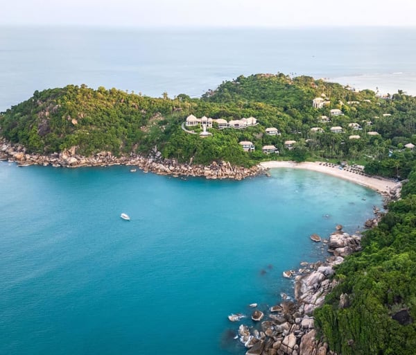 Ilha de koh samui no golfo da tailandia